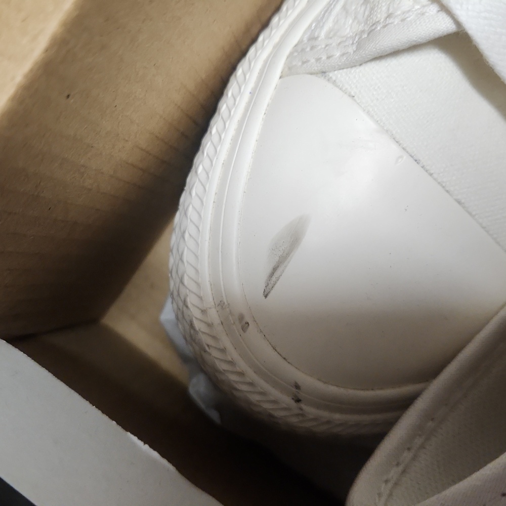 Converse Women's White Lace High-Tops - Picture 3 of 5
